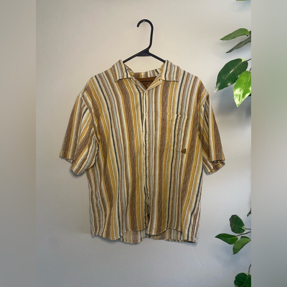 PRANA brand men’s button up